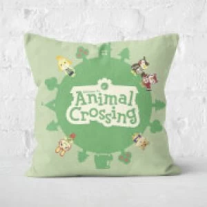 Image of Animal Crossing Square Cushion - 40x40cm - Soft Touch