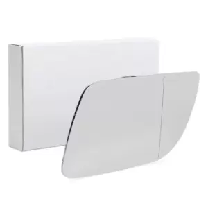 Image of BLIC Wing Mirror Glass 6102-02-1251119P Side Mirror Glass,Mirror Glass VW,POLO (9N_),Polo Limousine (9A4, 9A2, 9N2, 9A6)