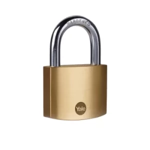 Image of Yale Brass 50mm Padlock