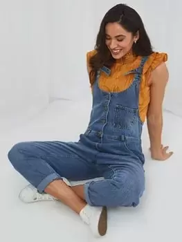 Image of Joe Browns Over Easy Repreve Dungarees, Blue, Size 10, Women
