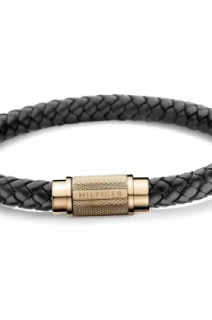 Image of Mens Tommy Hilfiger Gold Plated Casual Core Bracelet 2700999