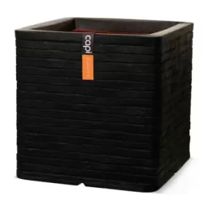 Image of Capi Europe Square Planter Row NL 40x40x40 - Black