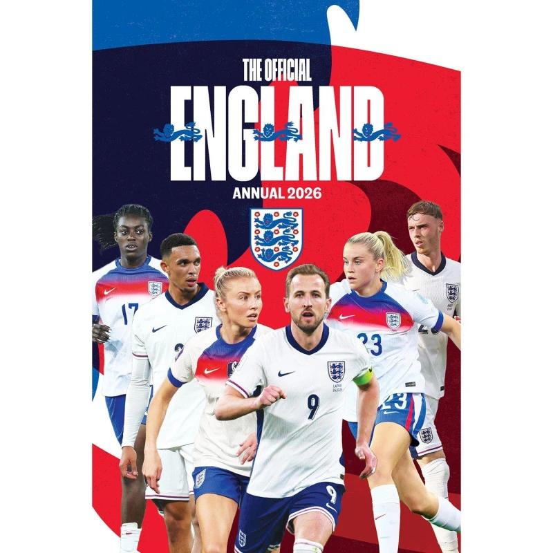 Image of Grange England Football Annual 2026 Multi unisex 190 X 285m