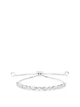 Image of Jon Richard Mixed Shape Oval Toggle Wristwear