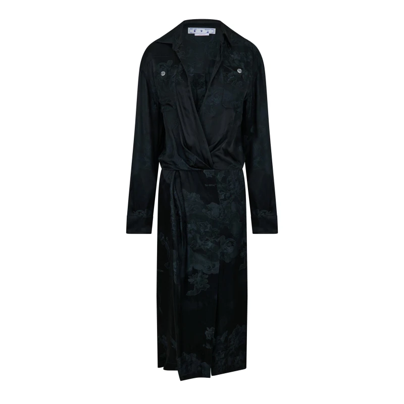 Image of Off White Womens A-Line Dress Black female 12 (M)