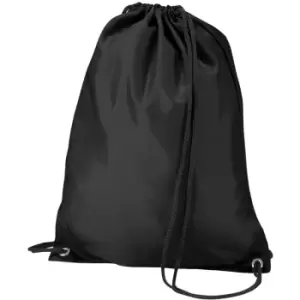 Image of Quadra Gymsac Shoulder Carry Bag - 7 Litres (Pack of 2) (One Size) (Black)