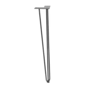 Image of GTV Harpin Metal Industrial Coffee Furniture Table Leg - Size 711mm, Pack of 2