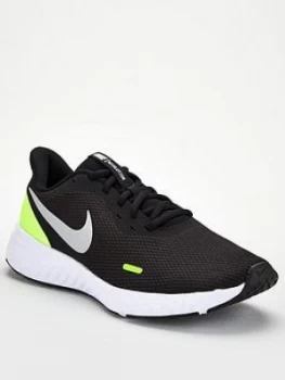 Image of Nike Revolution 5 - Black/Grey, Size 9, Men
