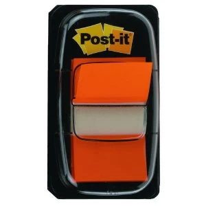 Image of Post it Orange Index Tabs 25mm Pack of 12x50 680 4
