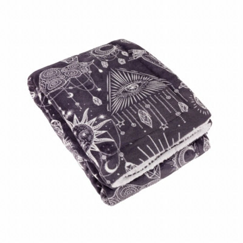 Image of Furn Furn Constellation Throw in Charcoal Size: 130cm x 180cm Charcoal 130cm x 180cm Unisex 5025532352965