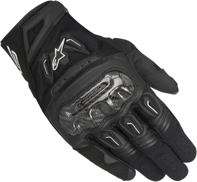 Image of Alpinestars SMX-2 Air Carbon V2 Motorcycle Gloves, black, Size 3XL for Men