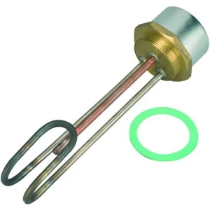 Image of Wickes Incoloy Cylinder Immersion Heating Element - 11in