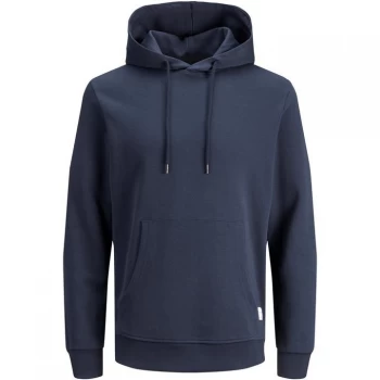 Image of Jack and Jones Basic Hoodie - Navy Blazer