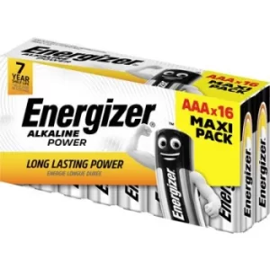 Image of Energizer Power AAA battery Alkali-manganese 1.5 V 16 pc(s)
