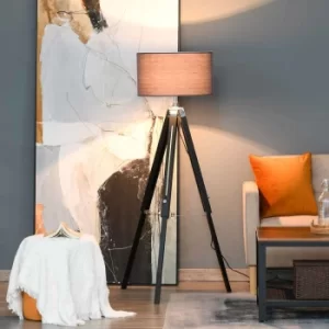 Image of Adjustable Tripod Base Floor Lamp, none