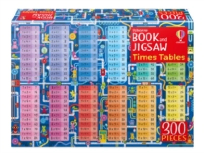 Image of Sam Smith Usborne Book and Jigsaw Times Tables Book Multi unisex