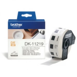 Image of Brother DK-11219 12mm P-touch Etikettes x1200