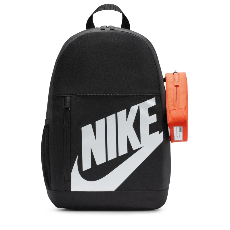 Image of Nike Elemental Backpack Juniors Black/Orange unisex One Size