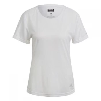 Image of adidas Run It T-Shirt Womens - White