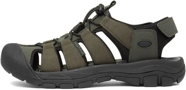 Image of Hush Puppies Mens Peru Slip On Walking Hiking Sports Sandals - UK 7 Green male GDE2465KHA7