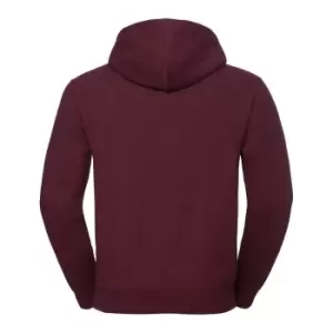 Image of Russell Mens Authentic Melange Hoodie (M) (Brick Red Melange)