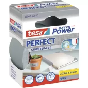 Image of tesa PERFECT 56343-00040-03 Cloth tape tesa extra Power Grey (L x W) 2.75 m x 38mm