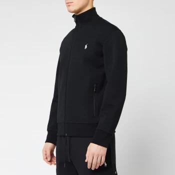 Image of Polo Ralph Lauren Mens Full Zip Mock Neck Sweatshirt - Polo Black/Cream - S