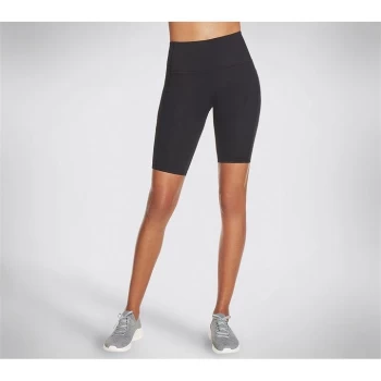 Image of Skechers High Waisted Cylcing Shorts - Black