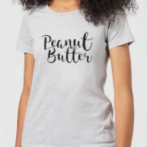 Image of Peanut Butter Womens T-Shirt - Grey - 4XL