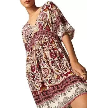 Image of ba & sh Zelda Border Print Dress