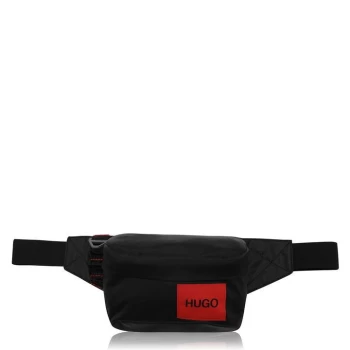 Image of Hugo Logo Bum Bag - Black