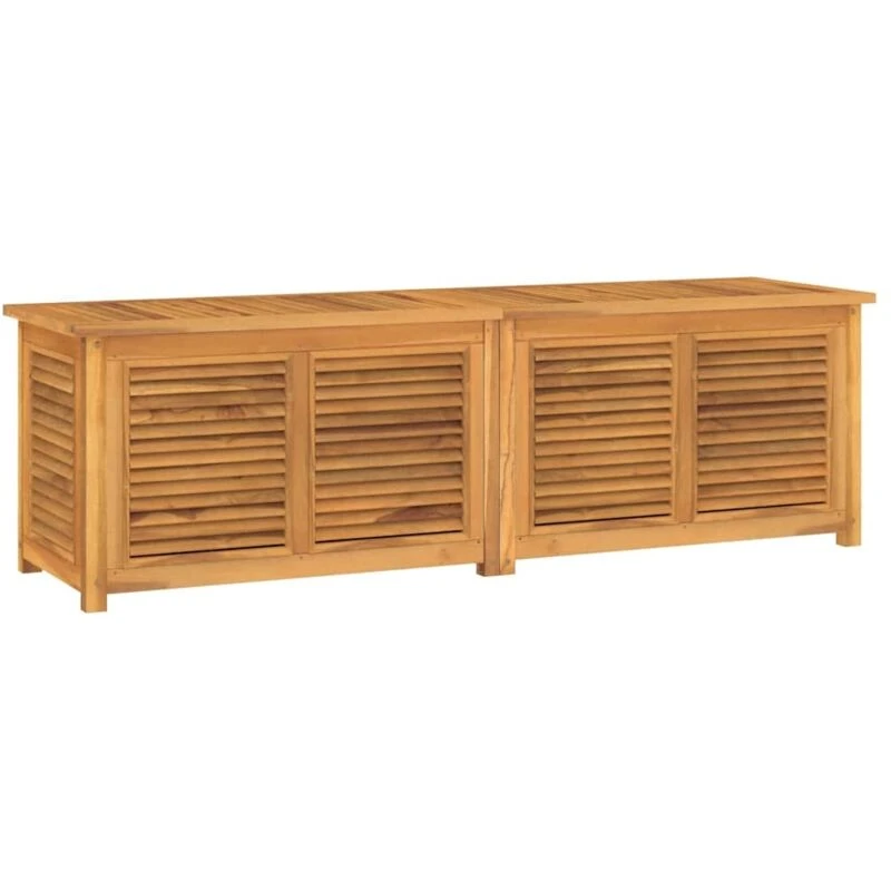 Image of VIDAXL Garden Storage Box with Bag 175x50x55cm Solid Wood Teak vidaXL 8720845750077