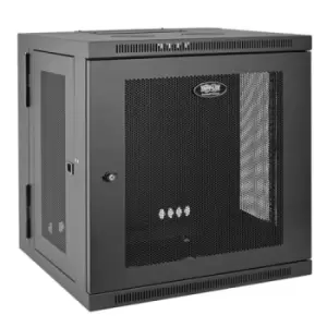 Image of Tripp Lite SRW12USDP SmartRack 12U UPS-Depth Wall-Mount Small Rack Enclosure Hinged Back