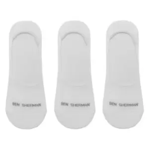 Image of Ben Sherman Sherman 3 Pack Makalu Sock - White