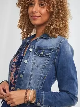 Image of Joe Browns Joe's Essential Repreve Denim Jacket - Blue Size 8, Women