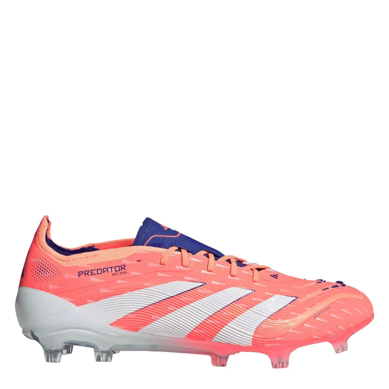 Image of adidas Predator Elite Firm Ground Football Boots Orange/White male 7 (40.7)