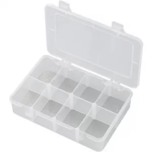 Image of TRU COMPONENTS EKB-210 Assortment box (L x W x H) 181 x 117 x 39mm No. of compartments: 8 variable compartments