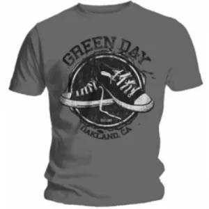 Image of Green Day Converse Mens Grey T Shirt: Medium