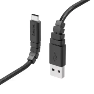 Image of Hama Extreme Charging/Data USB-C 1.4m Cable Black