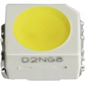 Image of SMD LED PLCC2 Warm white 1300 mcd 115 20 mA