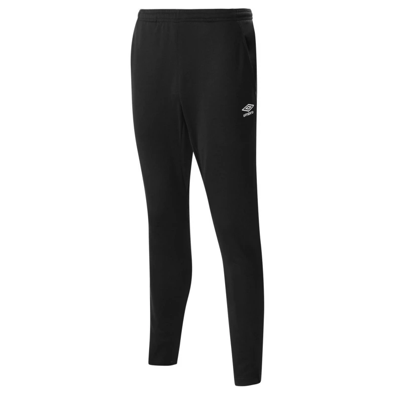 Image of Umbro Umbro Men Tapered Jogging Bottoms in Black Size: Small Black S Male 5063107676931