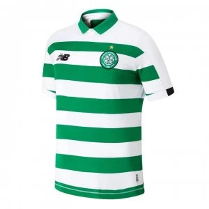 Image of New Balance Celtic Home Shirt 2019 2020 Junior - White/Green