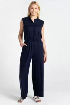 Image of 'Maxima' Linen-Blend NosiBotanical Walking Jumpsuit