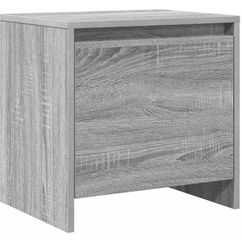 Image of VIDAXL Bedside Cabinet Grey Sonoma 45x34x44.5cm Engineered Wood Vidaxl 8720286837306
