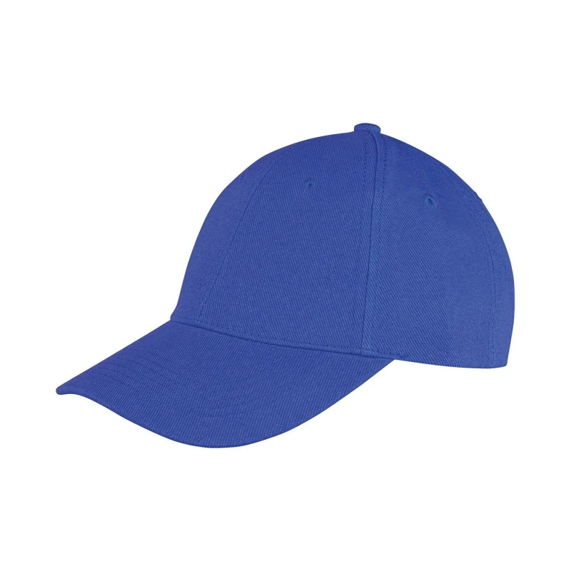 Image of Result Result Men Memphis Brushed Cotton Cap in Blue Blue One Size Male 5063425930135