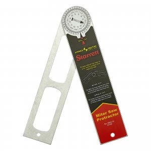 Image of Starrett 505A Pro Site Aluminium Protractor 300mm