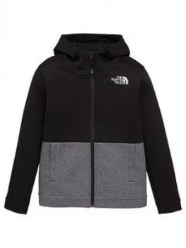 Image of The North Face Boys Slacker Full Zip Hoodie - Black