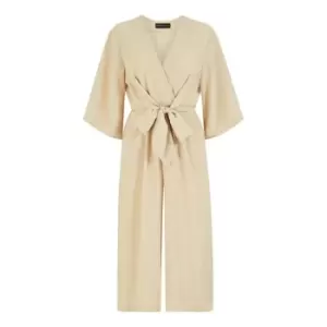 Image of Mela London Beige Kimono Style Jumpsuits - Beige