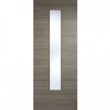 Image of LPD Santandor Fully Finished Light Grey 1 Light Glazed Internal Door - 1981mm x 762mm (78 inch x 30 inch)