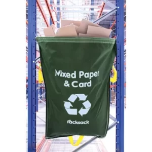 Image of Racking Waste Sack Mixed Paper and Card Green